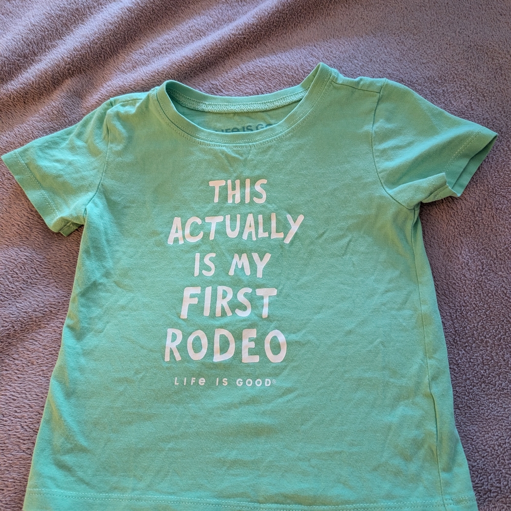Life is Good Kids Green T-Shirt